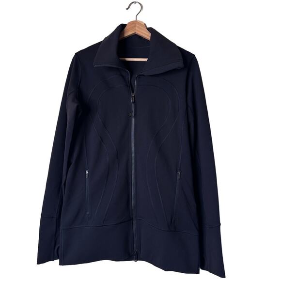 NWOT Lululemon Black In Stride Jacket Oversized Extra Long - Picture 1 of 8